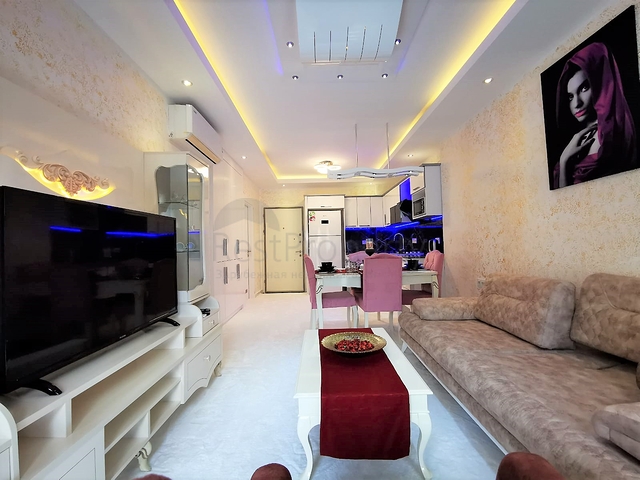 مجمع سكني فاخر - شقة مفروشة غرفة وصالة - قريبة من البحر - مهموتلار / الانيا 