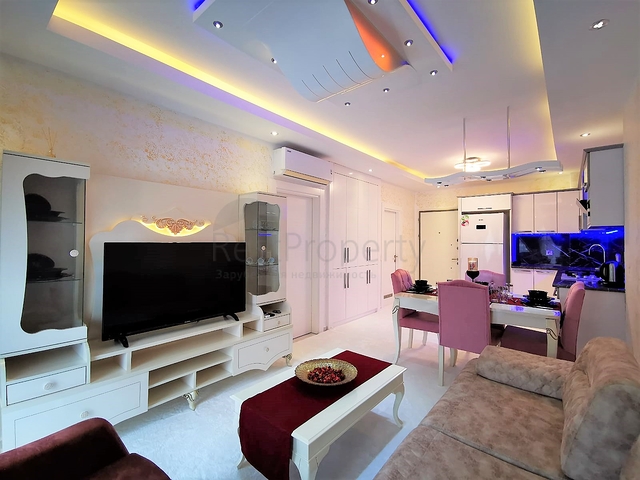 مجمع سكني فاخر - شقة مفروشة غرفة وصالة - قريبة من البحر - مهموتلار / الانيا 