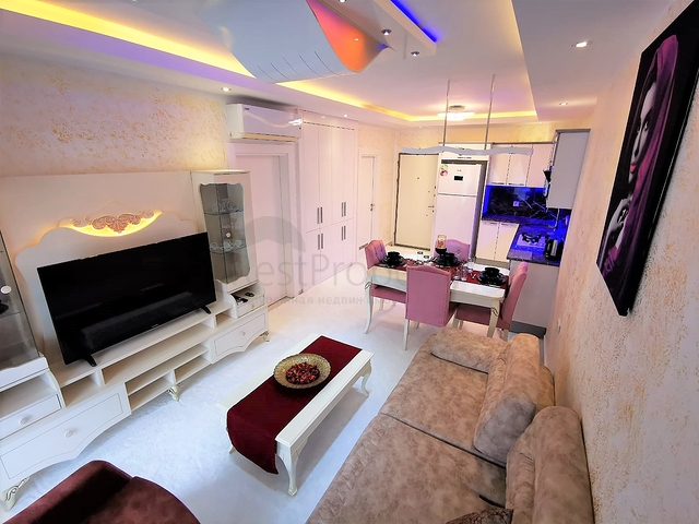 مجمع سكني فاخر - شقة مفروشة غرفة وصالة - قريبة من البحر - مهموتلار / الانيا 