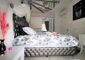 مجمع سكني فاخر - شقة مفروشة غرفة وصالة - قريبة من البحر - مهموتلار / الانيا 