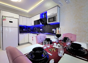 مجمع سكني فاخر - شقة مفروشة غرفة وصالة - قريبة من البحر - مهموتلار / الانيا 