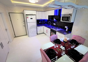 مجمع سكني فاخر - شقة مفروشة غرفة وصالة - قريبة من البحر - مهموتلار / الانيا 