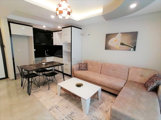 سعر مناسب - شقة غرفة وصالة مفروشة - مجمع سكني - مهموتلار / الانيا 