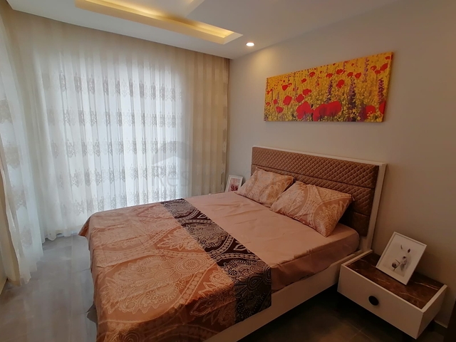 سعر مناسب - شقة غرفة وصالة مفروشة - مجمع سكني - مهموتلار / الانيا 