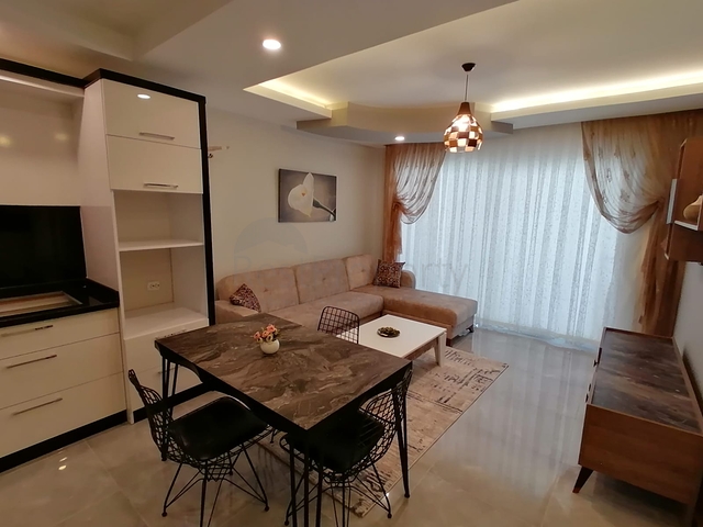 سعر مناسب - شقة غرفة وصالة مفروشة - مجمع سكني - مهموتلار / الانيا 