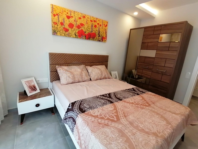 سعر مناسب - شقة غرفة وصالة مفروشة - مجمع سكني - مهموتلار / الانيا 