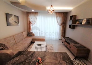 سعر مناسب - شقة غرفة وصالة مفروشة - مجمع سكني - مهموتلار / الانيا 