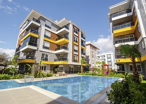 شقق 2 + 1 و 3 + 1 في مشروع جاهز في وسط مدينة أنطاليا