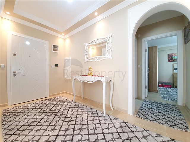 قريبة من البحر - شقة مفروشة - 2 غرفة وصالة - في مهموتلار / الانيا 