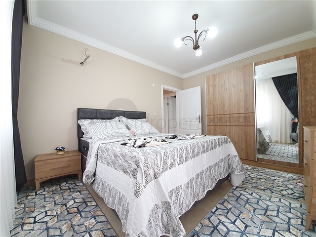 قريبة من البحر - شقة مفروشة - 2 غرفة وصالة - في مهموتلار / الانيا 