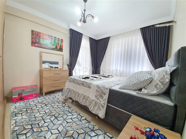 قريبة من البحر - شقة مفروشة - 2 غرفة وصالة - في مهموتلار / الانيا 