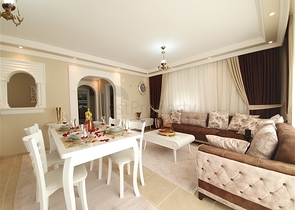 قريبة من البحر - شقة مفروشة - 2 غرفة وصالة - في مهموتلار / الانيا 