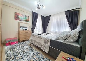 قريبة من البحر - شقة مفروشة - 2 غرفة وصالة - في مهموتلار / الانيا 