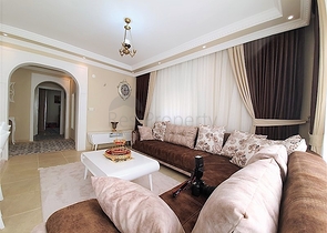 قريبة من البحر - شقة مفروشة - 2 غرفة وصالة - في مهموتلار / الانيا 