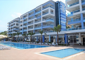 مجمع سكني فاخر - شقة غرفة وصالة - قريبة من البحر -كاستل / الانيا 