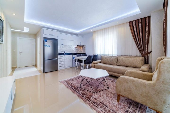 اطلالة ساحرة - شقة غرفة وصالة - مفروشة - مهموتلار / الانيا 