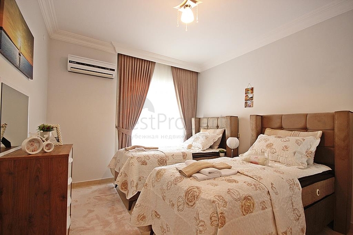 اطلالة بحر - شقة طابق مرتفع - غرفتين وصالة - الانيا 