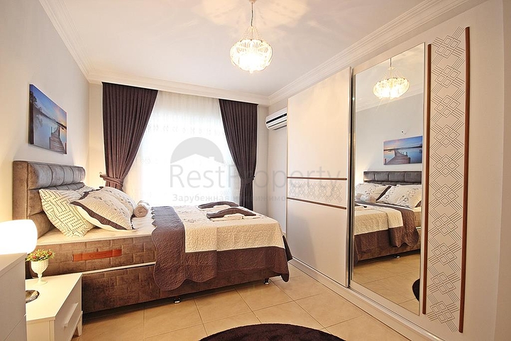 اطلالة بحر - شقة طابق مرتفع - غرفتين وصالة - الانيا 