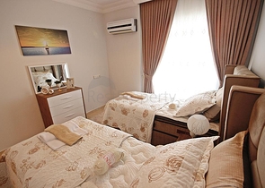 اطلالة بحر - شقة طابق مرتفع - غرفتين وصالة - الانيا 