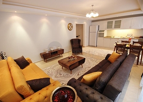 اطلالة بحر - شقة طابق مرتفع - غرفتين وصالة - الانيا 