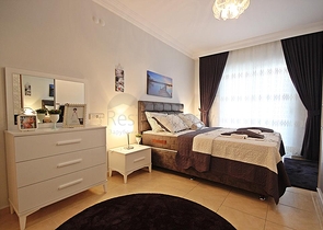 اطلالة بحر - شقة طابق مرتفع - غرفتين وصالة - الانيا 