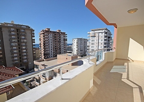 اطلالة بحر - شقة طابق مرتفع - غرفتين وصالة - الانيا 