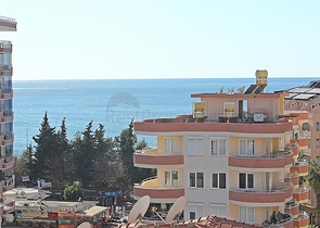 اطلالة بحر - شقة طابق مرتفع - غرفتين وصالة - الانيا 