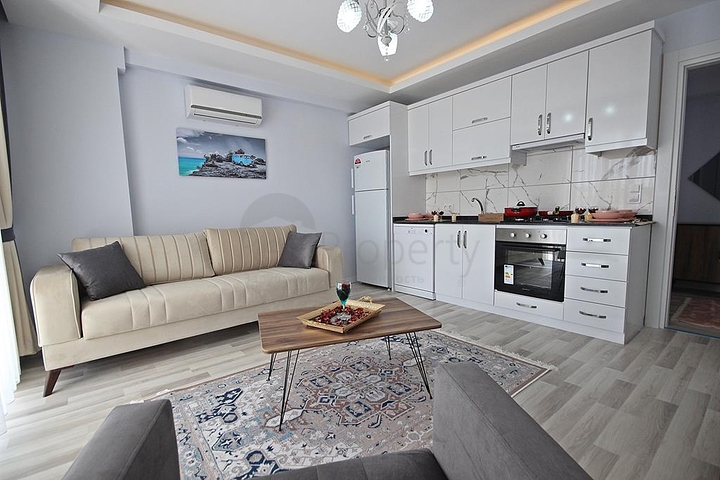 شقة غرفة وصالة - مجمع سكني حديث - مهموتلار / الانيا 