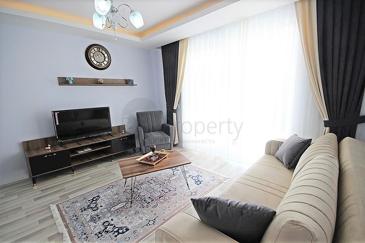 شقة غرفة وصالة - مجمع سكني حديث - مهموتلار / الانيا 