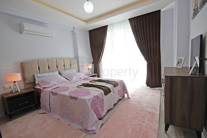 شقة غرفة وصالة - مجمع سكني حديث - مهموتلار / الانيا 