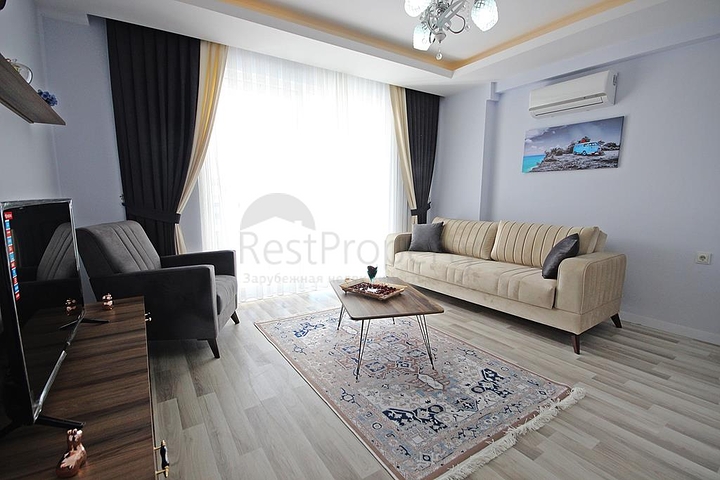 شقة غرفة وصالة - مجمع سكني حديث - مهموتلار / الانيا 