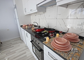 شقة غرفة وصالة - مجمع سكني حديث - مهموتلار / الانيا 