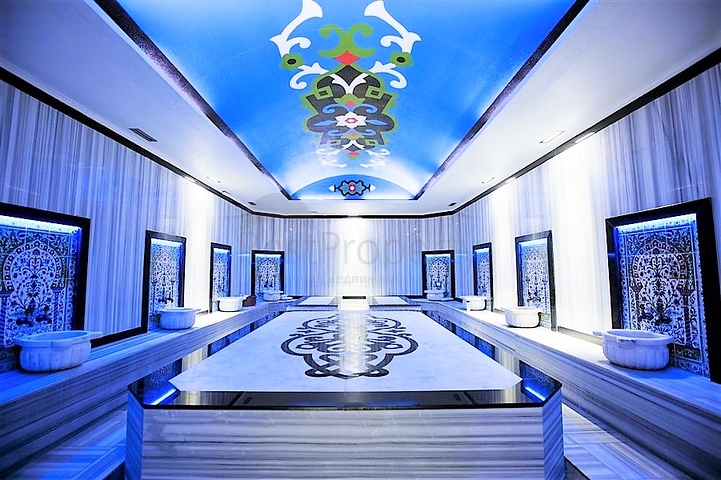 شقة غرفة وصالة مفروشة - ضمن مجمع سكني حديث - مهموتلار / الانيا 