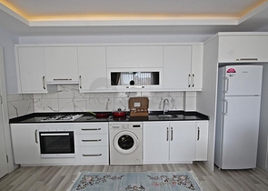 شقة غرفة وصالة مفروشة - ضمن مجمع سكني حديث - مهموتلار / الانيا 