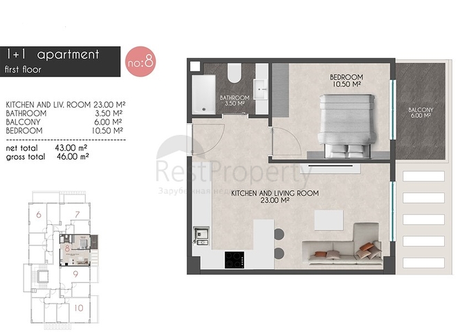 للمستثمرين - مجمع سكني على البحر مباشرة - قيد الانشاء - كاستل / الانيا