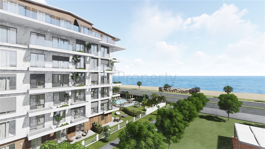 للمستثمرين - مجمع سكني على البحر مباشرة - قيد الانشاء - كاستل / الانيا