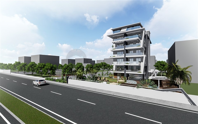 للمستثمرين - مجمع سكني على البحر مباشرة - قيد الانشاء - كاستل / الانيا