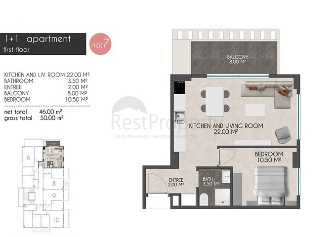 للمستثمرين - مجمع سكني على البحر مباشرة - قيد الانشاء - كاستل / الانيا