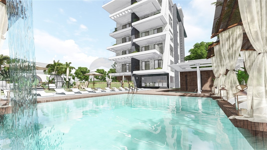 للمستثمرين - مجمع سكني على البحر مباشرة - قيد الانشاء - كاستل / الانيا