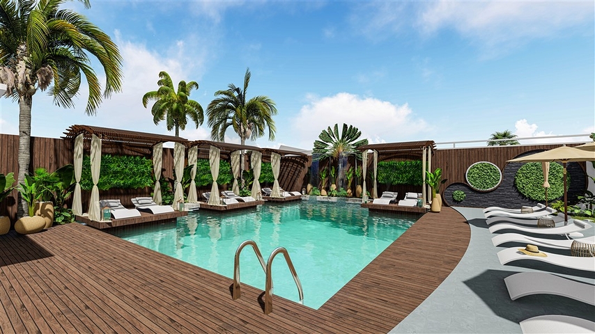 للمستثمرين - مجمع سكني على البحر مباشرة - قيد الانشاء - كاستل / الانيا