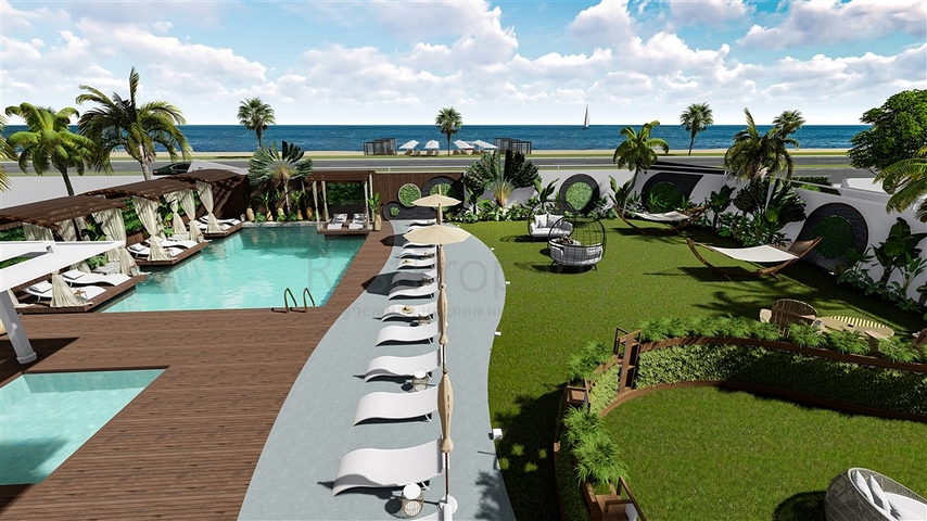 للمستثمرين - مجمع سكني على البحر مباشرة - قيد الانشاء - كاستل / الانيا