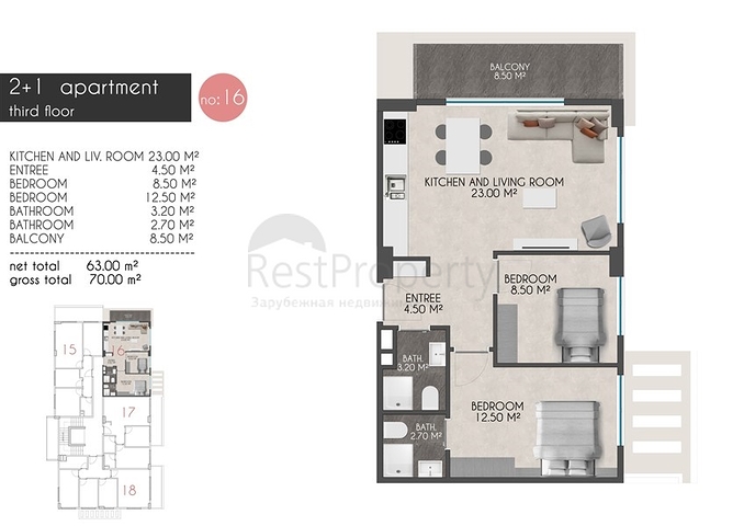 للمستثمرين - مجمع سكني على البحر مباشرة - قيد الانشاء - كاستل / الانيا