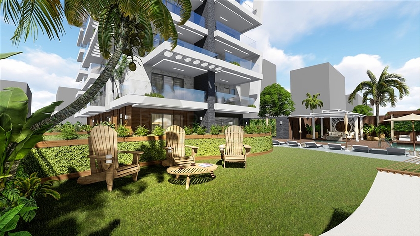 للمستثمرين - مجمع سكني على البحر مباشرة - قيد الانشاء - كاستل / الانيا