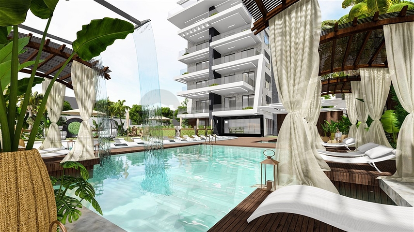 للمستثمرين - مجمع سكني على البحر مباشرة - قيد الانشاء - كاستل / الانيا