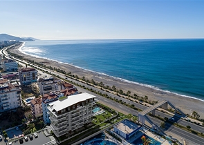 للمستثمرين - مجمع سكني على البحر مباشرة - قيد الانشاء - كاستل / الانيا