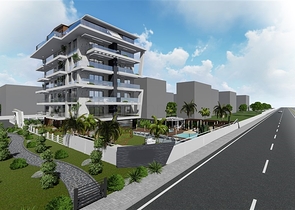 للمستثمرين - مجمع سكني على البحر مباشرة - قيد الانشاء - كاستل / الانيا