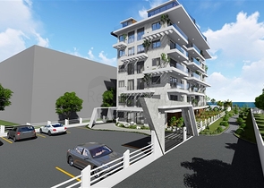 للمستثمرين - مجمع سكني على البحر مباشرة - قيد الانشاء - كاستل / الانيا