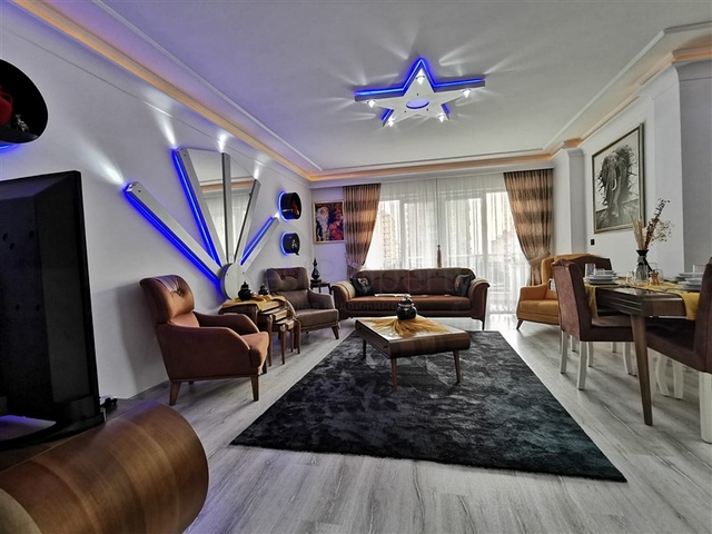 شقة فاخرة - تصميم غرفتين وصالة - مهموتلار / الانيا 