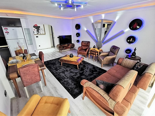 شقة فاخرة - تصميم غرفتين وصالة - مهموتلار / الانيا 