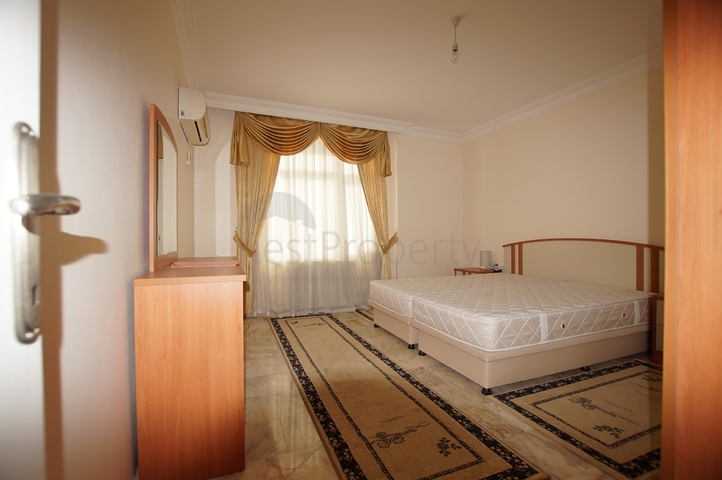 اطلالة بحر - شقة عائلية واسعة مفروشة - الانيا / مهموتلار 